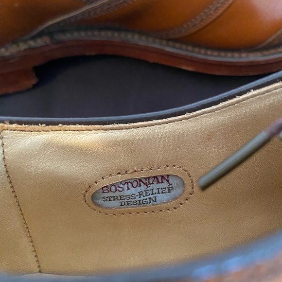 Bostonian Brown Leather Derby Shoes -golf - Picture 7 of 16